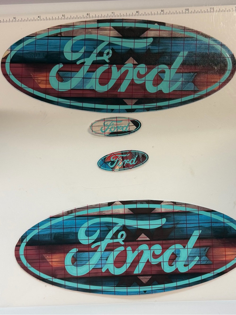 Ford emblem overlay for Years 2021-2025 f-150.
